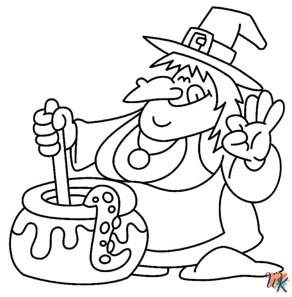 Strega 65 Disegni da Colorare Strega 63